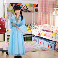 【cw】 New Childrens Childrens Costume Girls Ancient Costume Seven Fairy Princess Dress Hanfu Dance Costume Primary School Student Host ！