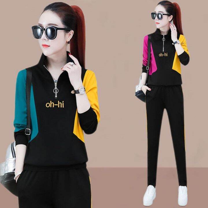 Terno square pants and blouse Sportswear Female 2023 New Version