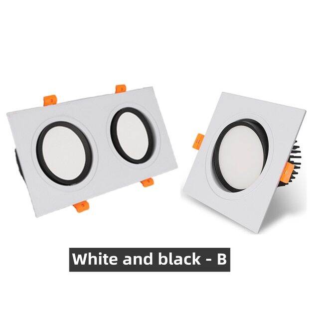 Embedded square spot light Dimmable LED down light COB ceiling