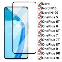 HF 9D กระจกนิรภัยสำหรับ OnePlus 7T/7 Pro/7T Pro/ 6T/6/5T/5/8 / 8 Pro/8T/9/9 Pro/9R Full Cover ฟิล์มป้องกันหน้าจอกระจกป้องกันความปลอดภัย