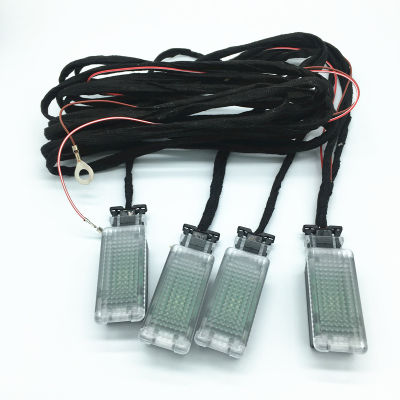 LED Footwell Light Foot Step Lamps Cable Wire harness For VW PASSAT B6 B7 B8 Golf 6 MK6 7 MK7 JETTA 5 6 Tiguan Touran 5GG947409