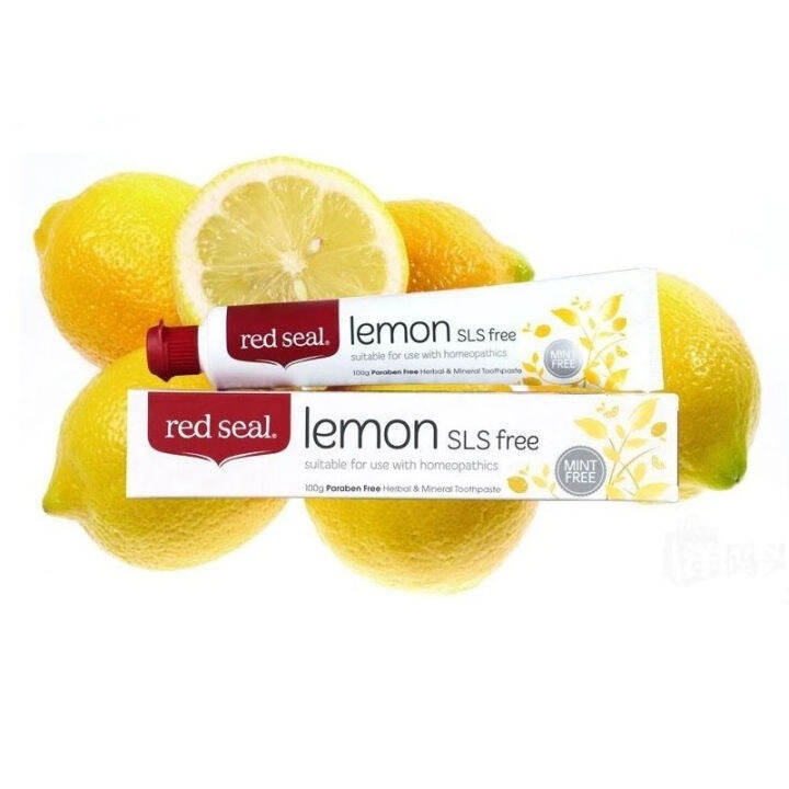 Red Seal Lemon SLS Free Toothpaste 100g Lazada PH