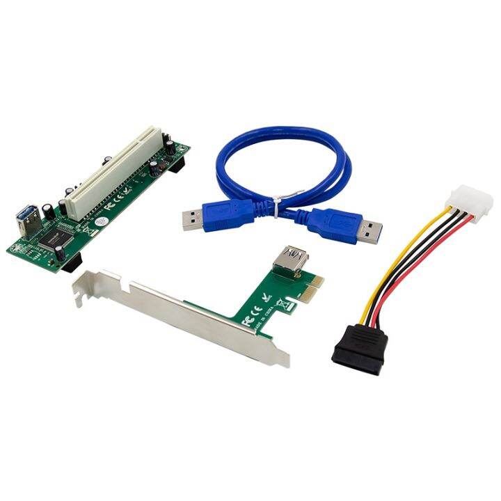 PCI-Express to PCI Adapter Card PCIe to Pci Slot Expansion Card with 4 ...
