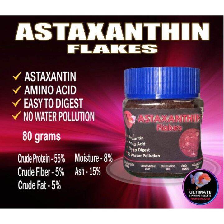 ASTAXANTHIN FLAKES FISH FOOD Lazada PH