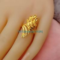 bdfszer 012A Ring womens color does not fade gold color adjustable Vietnamese sand gold fashion ins butterfly gold-plated ring head jewelry