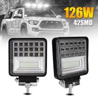 4นิ้ว Okeen แถบไฟ Led 126W สำหรับรถออฟโร้ด Suv รถบรรทุก Lada Atv รถแทรกเตอร์ขับรถไฟหน้าไฟตัดหมอกรถยนต์จุด10V-60V