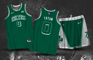 Boston Celtics jersey men's Tatum 0 nba bonus edition basketball swingman  edition shirt green 2021