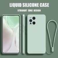 เคสโทรศัพท์ เคส OPPO Find X3 Pro Case เคสกันกระแทกซิลิโคนเหลวแบบเต็มรูปแบบต้นฉบับสี่เหลี่ยมจัตุรัสตัวป้องกันกล้องด้านหลัง