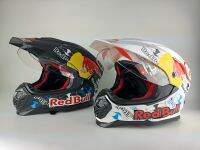 (สินค้าพร้อมส่ง) หมวกกันน็อควิบาก Red Bull สำหรับEnduro MotocrossและAdventure สี ดำ-ขาว