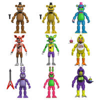 FNAF รูป Blacklight Freddy Foxy Bonnie Chica Action Figures PVC 15ซม. ตุ๊กตา Movable FREDDY FROSTBE รุ่นของเล่นของขวัญ