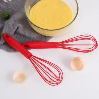 1Pc Multifunctional Rotary Manual Egg Beater Mixer Mini Plastic Kitchen Egg Whisk Bake Tool Egg Agitator Silicone Eco-Friendly