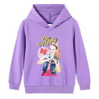 JOJO Siwa แขนยาวฤดูใบไม้ร่วงสบายๆเสื้อผ้าเด็กสาวอะนิเมะเสื้อกันหนาวหมวกชายหญิงเสื้อสวมหัวด้านบนชุดผ้าฝ้าย