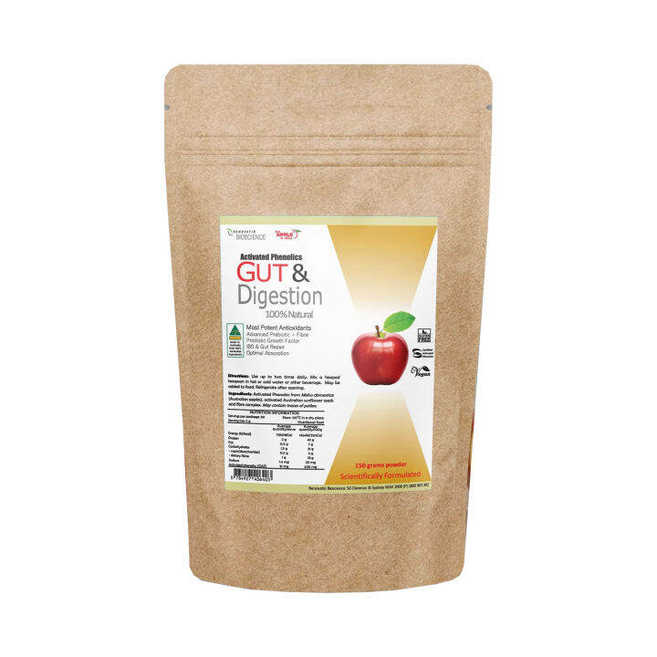 Renovatio Activated Phenolics Gut and Digestion (150g) Vegan, Gluten