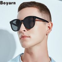 {Paopao glasses} Boyarn Retro Ins สไตล์แว่นกันแดด P Olarized ผู้หญิง39; S แฟชั่นเกาหลีจีเอ็มเดียวกันแว่นกันแดดผู้ชาย39; S Steampunk แฟชั่นเฉดสี