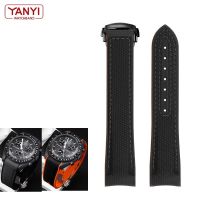 high-fashion Rubber Watchband For Omega X Swatch Joint MoonSwatch Constellation Waterproof 20mm Watch Strap Curved End Band