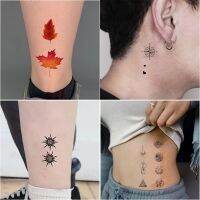 Realistic Temporary Tattoo 50 Designs Inspirational Words Wild Flower Tattoo Floral Bouquet for Women Girls Stickers