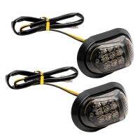 12V Yellow Lighting Motorbike Indicators Blinker 9 LED Motorcycle a Pair Piranha Light Flasher Turn Signal Light