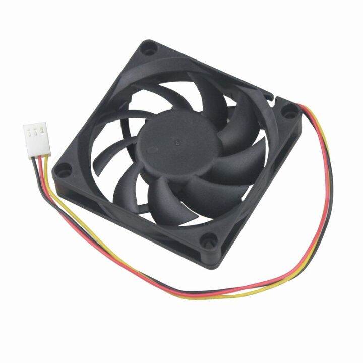 100-pieces-lot-gdstime-70mm-70-x-70-x-15mm-7015s-7cm-12v-3pin-brushless-cooling-cooler-dc-axial-fan-cooling-fans