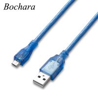 Bochara Micro USB 2.0 Data Cable USB Type A Male to Mirco Male Dual Shielding(Foil Braided) High Speed 30cm 50cm 100cm