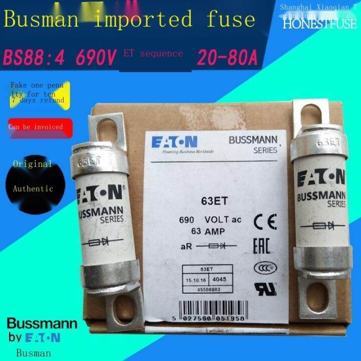 2022☆ 1Pcs EATON BUSSMANN fuse 35406380 fe/ET fast fuse BS884 690