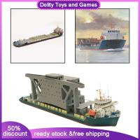 Dolity 1:250โมเดลกระดาษเรือบรรทุกสินค้าเครื่องประดับผลิตภัณฑ์ตกแต่งบนโต๊ะ3มิติชุดสร้างเรือ