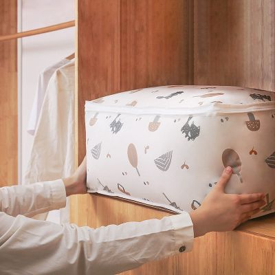 【JH】 cartoon quilt bag home moving packing moisture-proof waterproof dustproof storage wholesale