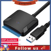 สายเคเบิลแผ่นฮาร์ดไดรฟ์ตัวแปลงความเร็วสูง USB อะแดปเตอร์ฮาร์ดดิสก์ SSD 3.0กับ SATA 2.5/3.5นิ้วใหม่ล่าสุด QIANGNAN6