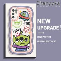 Chenyyka เคสสำหรับ Xiaomi POCO M3 Pro 4G M3 Pro 5G Redmi Note 10 5G Note 10T เคสแฟชั่นลายสัตว์ประหลาดต่างดาวน่ารักสีสันสดใสกันกระแทกแบบใสคลื่นขอบนุ่ม เคสมือถือโปร่งใสลายกล้องถ่ายรูปสร้างสรรค์ เคสป้องกันซิลิโคนแบบเรียบ