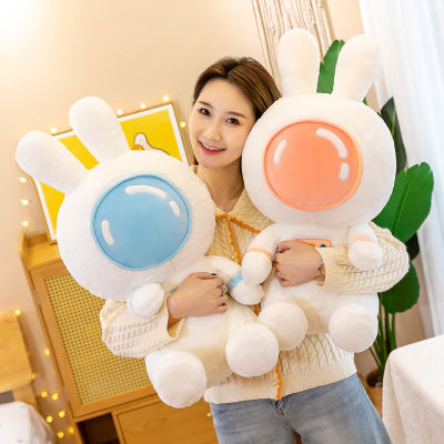 65cm nd New Spaceman Rabbit Astronaut Plush Pillow Doll Cute Space Bunny Doll Plush Pillow Toy Kawaii Gift for Girlfriend