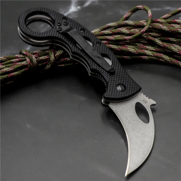 Emerson Wolf Folding Claw Knife Wild Survival Claw Knife Mountaineering