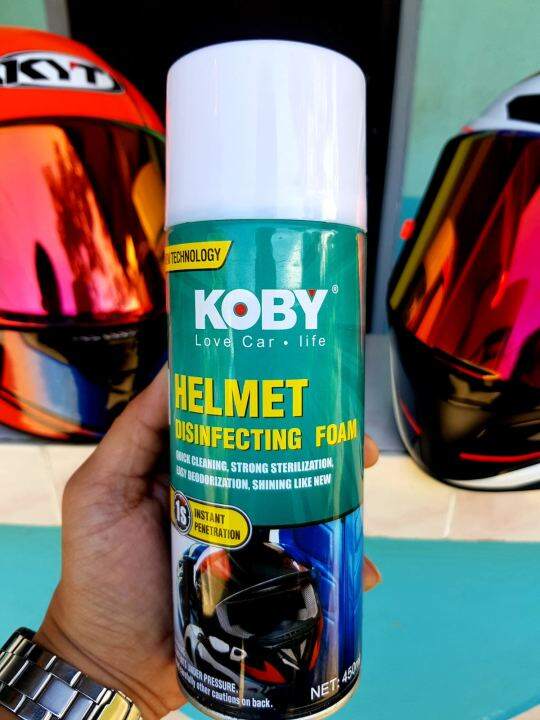 Koby Helmet Disinfectant Foam 450ml ORIGINAL Lazada PH