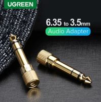 Ugreen Jack 3.5 Speaker Connector 6.35mm Male to 3.5mm Female Audio Connector 3.5 Jack Aux Cable for Speaker Guitar Jack 6.35