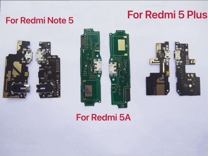 ที่ชาร์จไมโคร USB แบบใหม่บอร์ดพอร์ตอ่อนพร้อมโมดูลไมโครโฟนเหมาะสำหรับ Xiaomi Redmi 5 5A Plus Note 5 5A