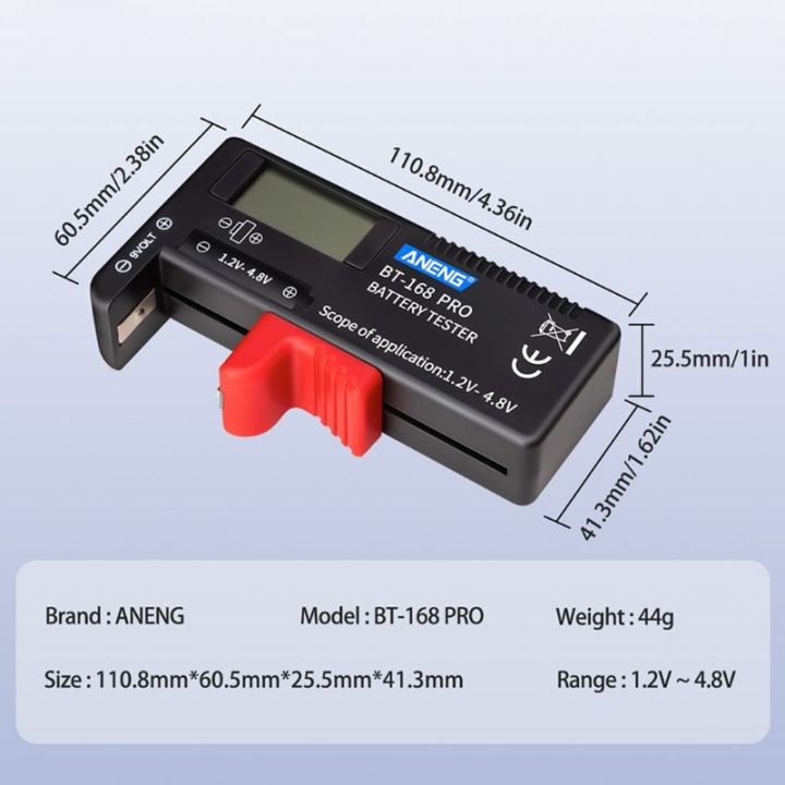 bt-168-pro-digital-battery-capacity-tester-for-18650-14500-lithum-9v-3-7v-1-5v-aa-aaa-cell-c-d-batteries-tester