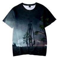 2023-year-old new mermaids head printing 3D Horror playing Streetwear Fashion Mens and Womens Shirt Hip-Hop Kids Top