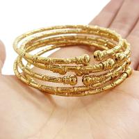 【hot】✈◄  African 3mm Bangles and From Dubai Lndian Colors Gold Middle East Wedding Jewelry