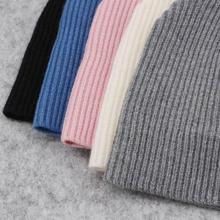 news-autumn-winter-baby-boys-girls-beanies-hats-with-real-fur-pompom-soft-plain-wool-cotton-skullies-hats-for-kids-child-caps