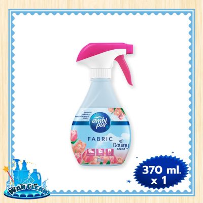 Ambi Pur Spray Fabric Odor Downy 370 ml :   แอมบิเพอร์ สเปรย์ขจัดกลิ่นบนผ้า กลิ่นดาวน์นี่ 370 มล.