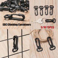 5/10/15pcs ขวด Hooks Snap ฤดูใบไม้ผลิ Clasp กระเป๋าเป้สะพายหลัง Clasps ปีนเขา Carabiners EDC พวงกุญแจ Camping เครื่องมือยุทธวิธี Survival Gear