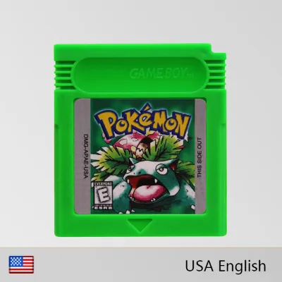 Pokemon Blue/Crystal/Green/Gold/Red/Silver/Yellow Game Cartridge