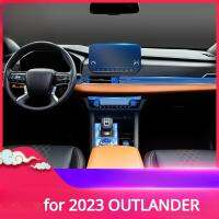 huawe For Mitsubishi outlander 2022-2023Car Interior Center console Transparent TPU Protective film Anti-scratch Repair film refit PPF