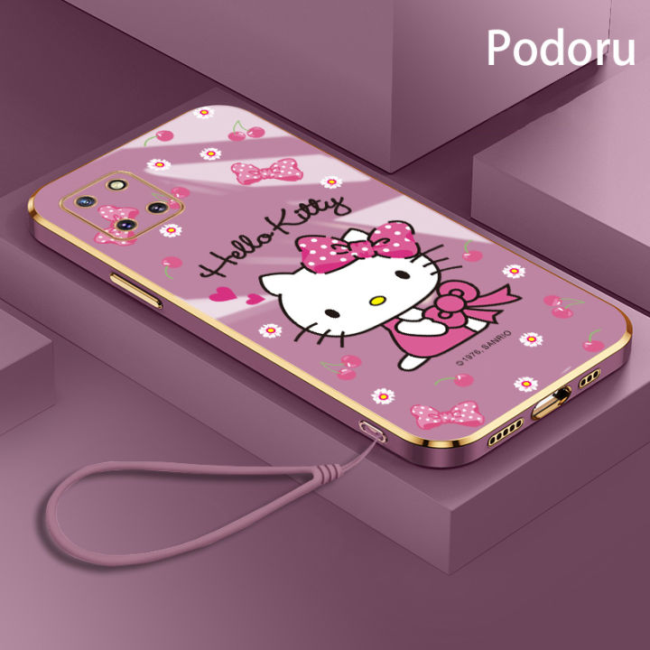 เคสซัมซุงโน้ต10-lite-a81-m60s-ชุบทองเรียบง่ายสุดหรูเคสโทรศัพท์-hello-kitty-tpu-เคสซิลิโคนแบบนิ่ม