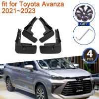 บังโคลน4x สำหรับ Toyota Avanza Veloz W150 W100 2021 ~ 2023 2022อุปกรณ์เสริมบังโคลนแผงบังโคลนหน้ารถยนต์แบบคิ้วบังโคลน