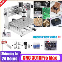 【High Quality+In Stock】Upgrade CNC 3018Pro Max Engraver With 200W Spindle,3 Axis Pcb Milling Machine, GRBL Control Wood Router Engraver DIY CNC Machine With Offline Controller