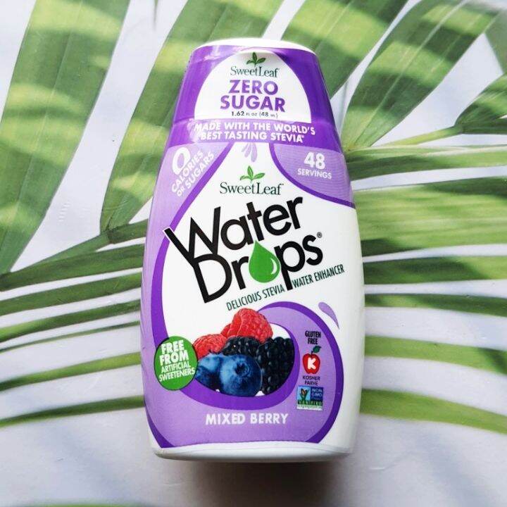 น้ำหยด SweetLeaf Water Drops Stevia Water 48 ml (Wisdom Natural