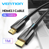 Vention HDMI 2.1 Cable 4K 120Hz 2K 144Hz 3D High Speed 48Gbps HDMI Cable for PS4 Splitter Switch Box Extender Audio Video 8K HDMI Cable