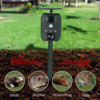 5.8V/200mA Solar Animal Repeller เครื่องไล่หนูอัลตราโซนิกอัจฉริยะพร้อมเครื่องตรวจจับความเคลื่อนไหวสำหรับลานสวนฟาร์ม