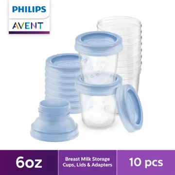 Philips avent milk store storage cup adapter