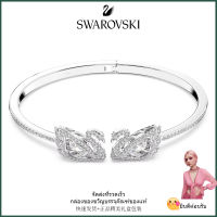 ?Swarovski?สร้อยข้อมือเพชรหงส์เต้นรำสีเงิน,S925 สร้อยข้อมือแฟชั่นสตรีเงินสเตอร์ลิง,ของขวัญวันเกิดวันวาเลนไทน์