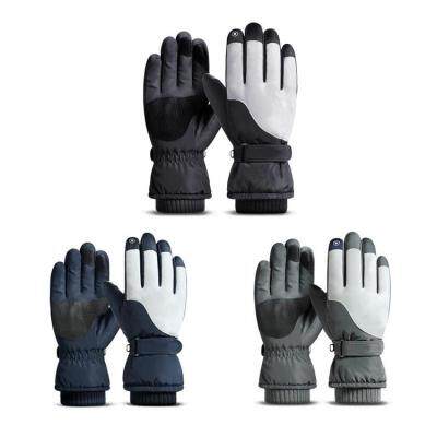 Ski Gloves With Wrist Guard Thick Warm Winter Waterproof Snowmobile Mittens Womens Waterproof Winter Gloves With Wrist Guard Thermal Ski Gloves Warm Winter Gloves Snowmobile Mittens For charitable